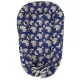 Baby nest din bumbac Eko Navy