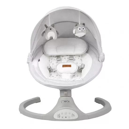 Balansoar electric MoMi Lami Light Grey Balansoar electric MoMi Lami Light Grey