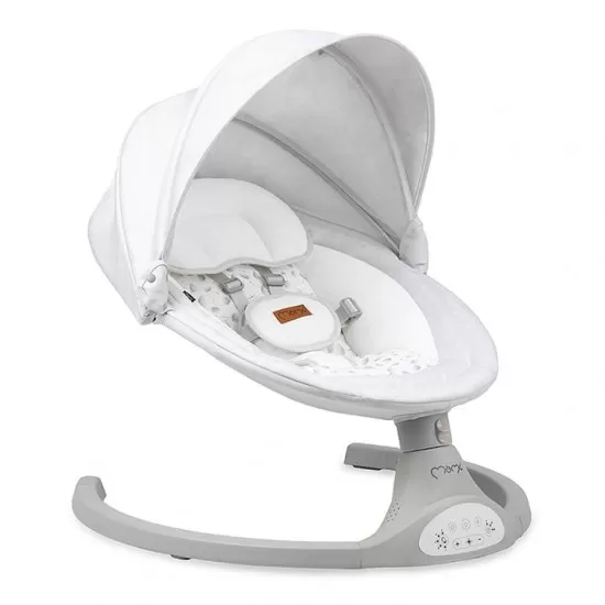 Balansoar electric MoMi Lami Light Grey Balansoar electric MoMi Lami Light Grey
