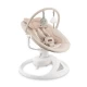 Balansoar electric pentru bebelusi cu sezut rotativ 360 grade Momi Pearl Beige