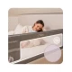 Bariera de siguranta rabatabila pentru pat, Momi Lexi XL Plus - Grey