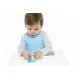 Baveta Flexi Bib Minikoioi 100% Premium Silicone Bubble Beige Baveta Flexi Bib Minikoioi 100% Premium Silicone Bubble Beige