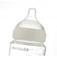Biberon Anti-colici Mombella Classic PPSU, 180 ml, cu Tetină Silicon S - Flux Lent (0-3 Luni) - Ivory