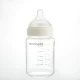 Biberon Anti-colici Mombella Classic PPSU, 180 ml, cu Tetină Silicon S - Flux Lent (0-3 Luni) - Old Rose