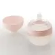 Biberon anticolici Mombella Breast-Like 120 ml, tetina S flux lent, 100% Silicon, Old Roze Biberon anticolici Mombella Breast-Like 120 ml, tetina S flux lent, 100% Silicon, Old Roze