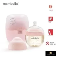 Biberon anticolici Mombella Breast-Like 120ml, tetina S flux lent, PPSU, Old Roze