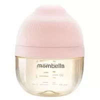 Biberon anticolici Mombella Breast-Like 120ml, tetina S flux lent, PPSU, Old Roze