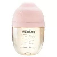 Biberon anticolici Mombella Breast-Like 210 ml, tetina M flux mediu, PPSU,Old Roze