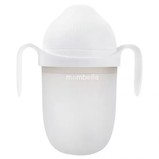 Biberon anticolici Mombella Breast-Like 300 ml, tetina 360° XL Flux Consistent, 100% Silicon, Ivory Biberon anticolici Mombella Breast-Like 300 ml, tetina 360° XL Flux Consistent, 100% Silicon, Ivory