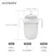 Biberon anticolici Mombella Breast-Like 300 ml, tetina 360° XL Flux Consistent, 100% Silicon, Ivory Biberon anticolici Mombella Breast-Like 300 ml, tetina 360° XL Flux Consistent, 100% Silicon, Ivory