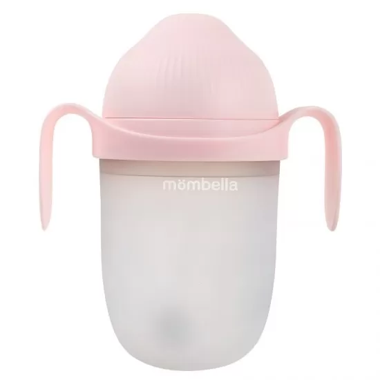 Biberon anticolici Mombella Breast-Like 300 ml, tetina 360° XL Flux Consistent, 100% Silicon, Old Roze Biberon anticolici Mombella Breast-Like 300 ml, tetina 360° XL Flux Consistent, 100% Silicon, Old Roze