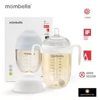 Biberon anticolici Mombella Breast-Like 300 ml, tetina 360° XL Flux Consistent, PPSU, Ivory