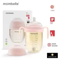 Biberon anticolici Mombella Breast-Like 300 ml, tetina 360° XL Flux Consistent, PPSU, Old Roze
