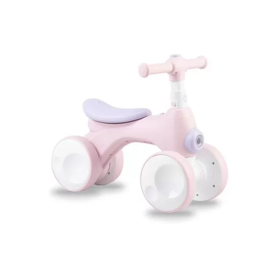 Bicicleta cu lumini, sunet si difuzor de balonase Momi Tobis - Pink Bicicleta cu lumini, sunet si difuzor de balonase Momi Tobis - Pink