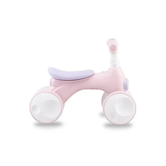 Bicicleta cu lumini, sunet si difuzor de balonase Momi Tobis - Pink Bicicleta cu lumini, sunet si difuzor de balonase Momi Tobis - Pink
