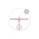 Bicicleta cu lumini, sunet si difuzor de balonase Momi Tobis - Pink Bicicleta cu lumini, sunet si difuzor de balonase Momi Tobis - Pink