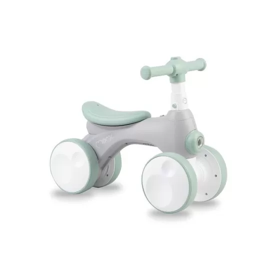 Bicicleta cu lumini, sunet si difuzor de balonase Momi Tobis - Grey Bicicleta cu lumini, sunet si difuzor de balonase Momi Tobis - Grey