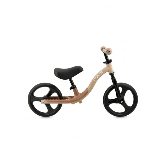 Bicicleta fara pedale cu roti led Momi Isoka Beige Bicicleta fara pedale cu roti led Momi Isoka Beige