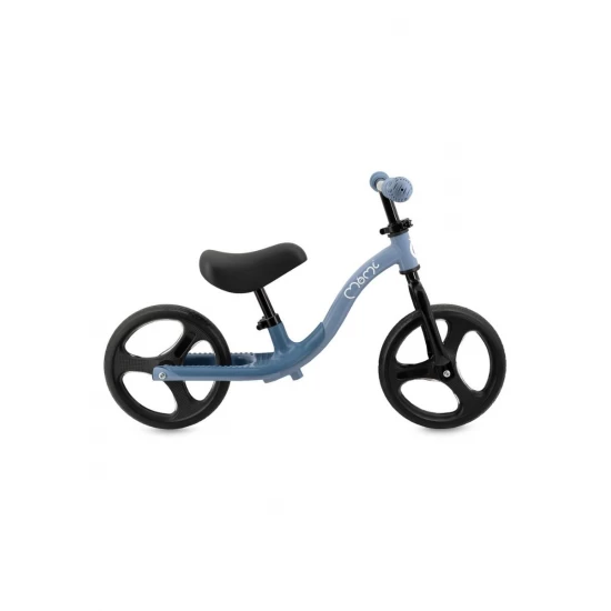 Bicicleta fara pedale cu roti led Momi Isoka Blue Bicicleta fara pedale cu roti led Momi Isoka Blue