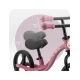 Bicicleta fara pedale cu roti led Momi Isoka Pink Bicicleta fara pedale cu roti led Momi Isoka Pink