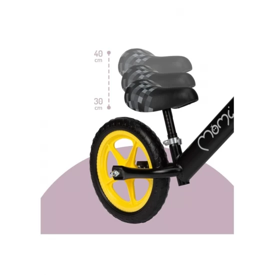 Bicicleta fara pedale Momi Fleet Black Bicicleta fara pedale Momi Fleet Black