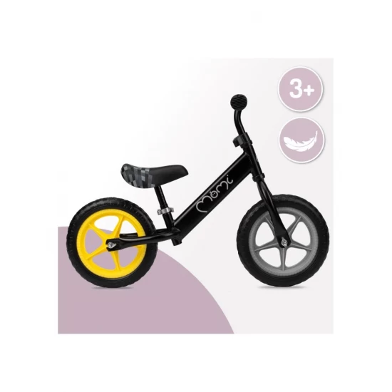Bicicleta fara pedale Momi Fleet Black Bicicleta fara pedale Momi Fleet Black