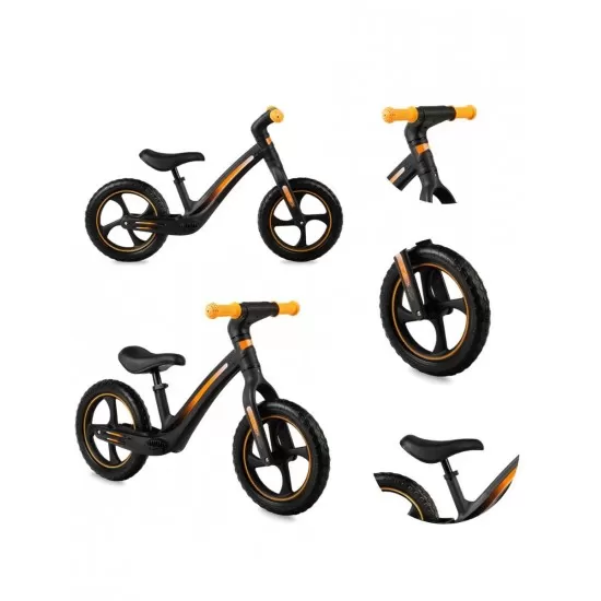 Bicicleta fara pedale Momi Mizo Black Bicicleta fara pedale Momi Mizo Black