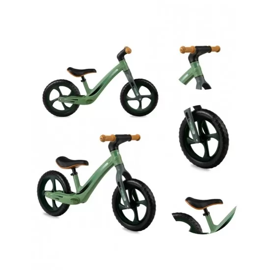 Bicicleta fara pedale Momi Mizo Khaki Bicicleta fara pedale Momi Mizo Khaki