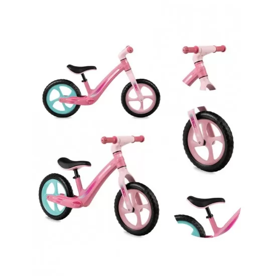 Bicicleta fara pedale Momi Mizo Pink Bicicleta fara pedale Momi Mizo Pink