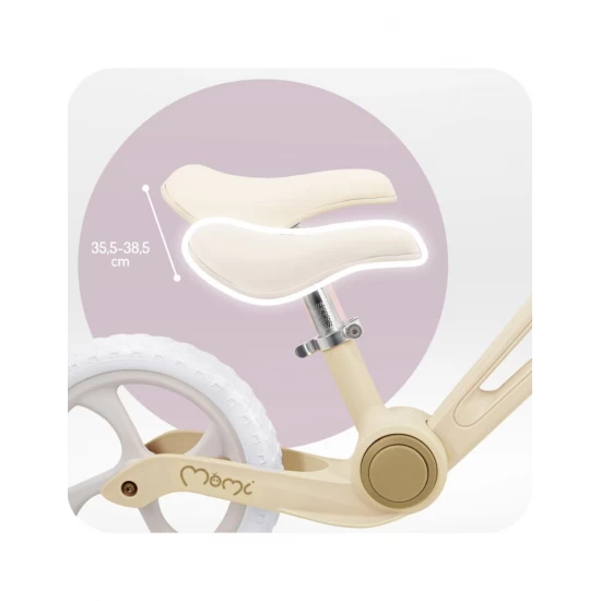 Bicicleta fara pedale, pliabila, Momi Noru - Yellow