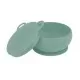 Bol Minikoioi cu ventuza si capac 100% Premium Silicone River Green Bol Minikoioi cu ventuza si capac 100% Premium Silicone River Green