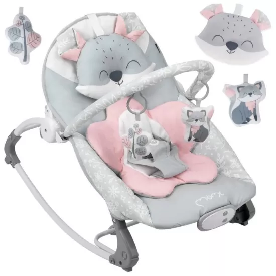 Bouncer bebelusi MoMi Luis Pink Bouncer bebelusi MoMi Luis Pink