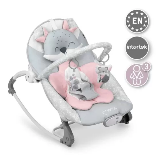 Bouncer bebelusi MoMi Luis Pink Bouncer bebelusi MoMi Luis Pink