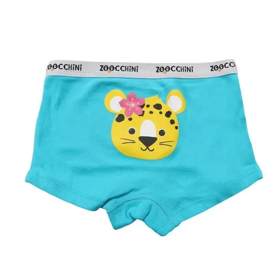 Set 3 boxeri din bumbac organic pentru fete Zoocchini Flower Power 5-6 ani Set 3 boxeri din bumbac organic pentru fete Zoocchini Flower Power 5-6 ani