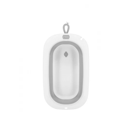 Cadita pliabila cu dop de scurgere, 0 Luni+, Momi Nata, Grey Cadita pliabila cu dop de scurgere, 0 Luni+, Momi Nata, Grey