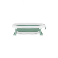 Cadita pliabila cu dop de scurgere, 0 Luni+, Momi Nata, Green