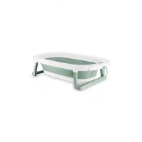 Cadita pliabila cu dop de scurgere, 0 Luni+, Momi Nata, Green
