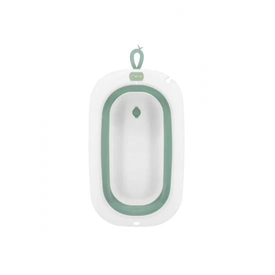 Cadita pliabila cu dop de scurgere, 0 Luni+, Momi Nata, Green Cadita pliabila cu dop de scurgere, 0 Luni+, Momi Nata, Green