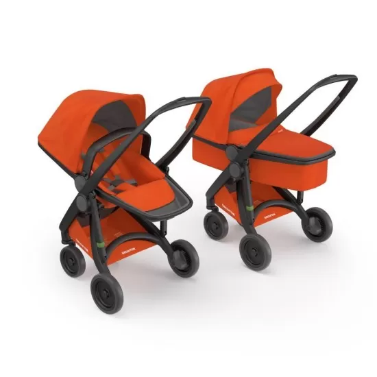 Carucior copii 2 in 1 Greentom 100% Ecologic Black Orange Carucior copii 2 in 1 Greentom 100% Ecologic Black Orange