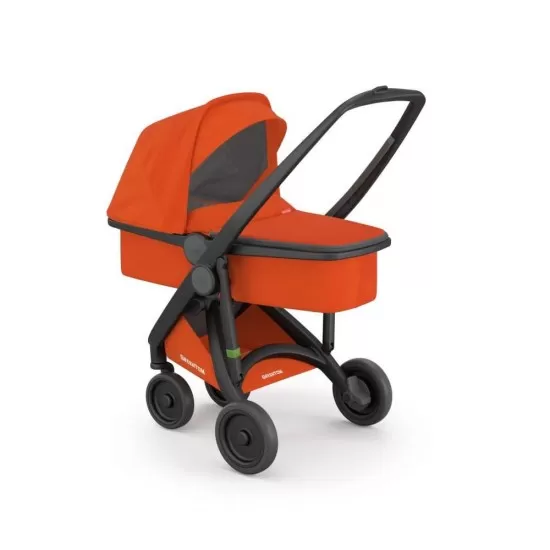 Carucior copii 2 in 1 Greentom 100% Ecologic Black Orange Carucior copii 2 in 1 Greentom 100% Ecologic Black Orange