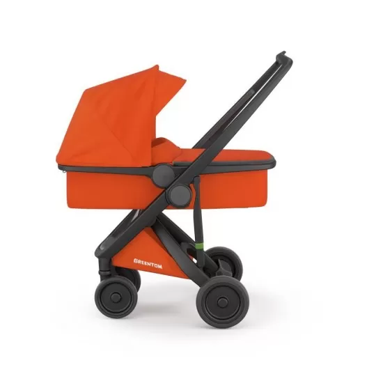 Carucior copii 2 in 1 Greentom 100% Ecologic Black Orange Carucior copii 2 in 1 Greentom 100% Ecologic Black Orange