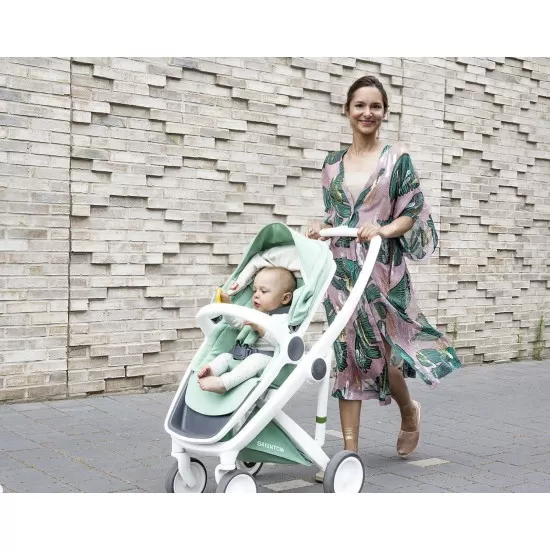 Carucior copii 2 in 1 Greentom 100% Ecologic Black Orange Carucior copii 2 in 1 Greentom 100% Ecologic Black Orange