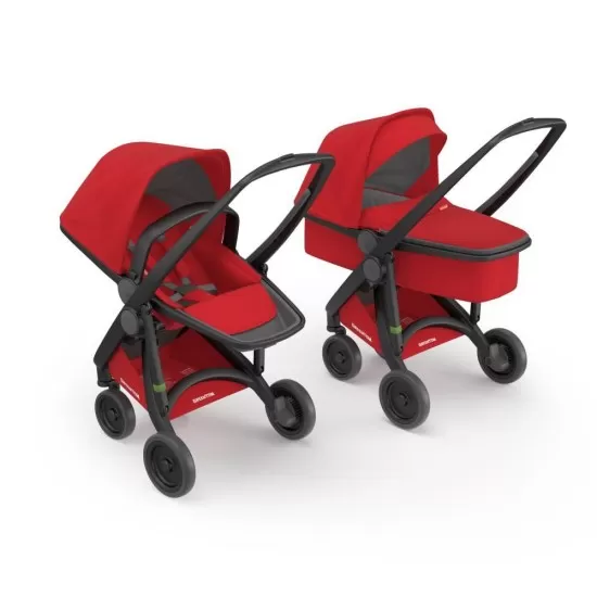 Carucior copii 2 in 1 Greentom 100% Ecologic Black Red Carucior copii 2 in 1 Greentom 100% Ecologic Black Red