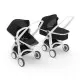 Carucior copii 2 in 1 Greentom 100% Ecologic White Black Carucior copii 2 in 1 Greentom 100% Ecologic White Black