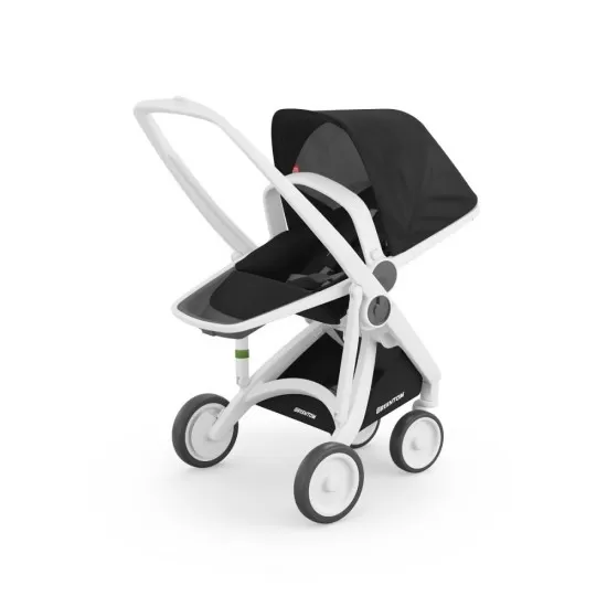 Carucior copii 2 in 1 Greentom 100% Ecologic White Black Carucior copii 2 in 1 Greentom 100% Ecologic White Black
