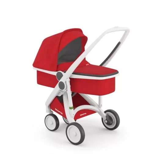 Carucior 2 in 1 Greentom 100% Ecologic White Red Carucior 2 in 1 Greentom 100% Ecologic White Red