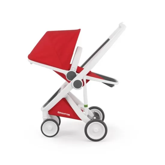 Carucior 2 in 1 Greentom 100% Ecologic White Red Carucior 2 in 1 Greentom 100% Ecologic White Red