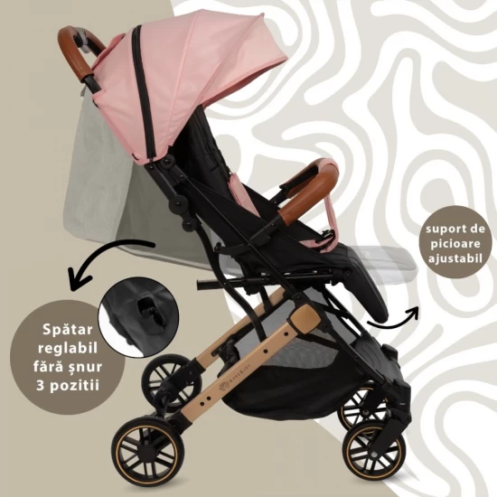 Carucior Sport AppeKids Travel, Ultracompact, Tip Troller, Pink Carucior Sport AppeKids Travel, Ultracompact, Tip Troller, Pink