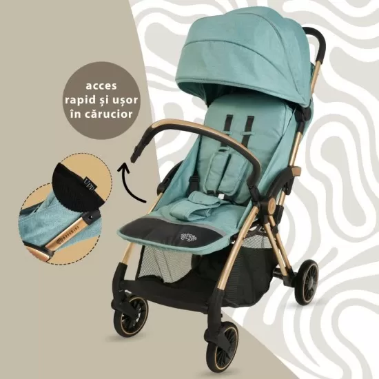Carucior Sport AppeKids Upp Ultracompact River Green Carucior Sport AppeKids Upp Ultracompact River Green