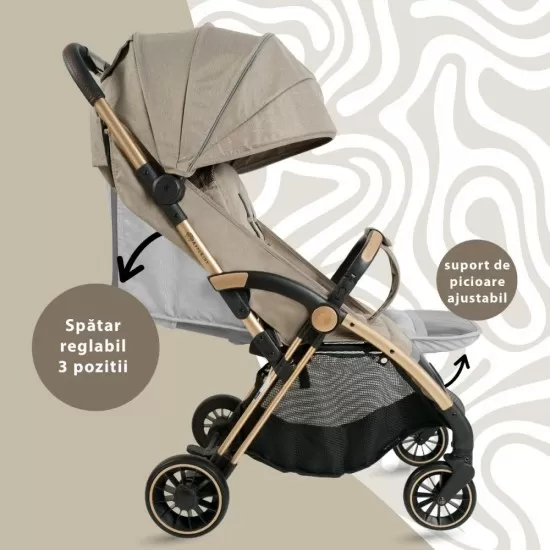 Carucior Sport AppeKids Upp Ultracompact Bubble Beige Carucior Sport AppeKids Upp Ultracompact Bubble Beige